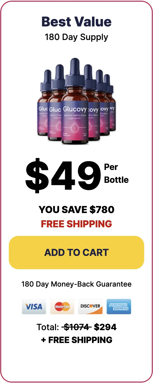 Glucovy 6 bottles